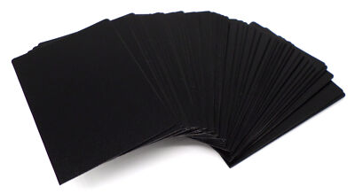 50 Docsmagic.de Trading Card Deck Divider Black - Kartentrenner Schwarz - 68 x 9