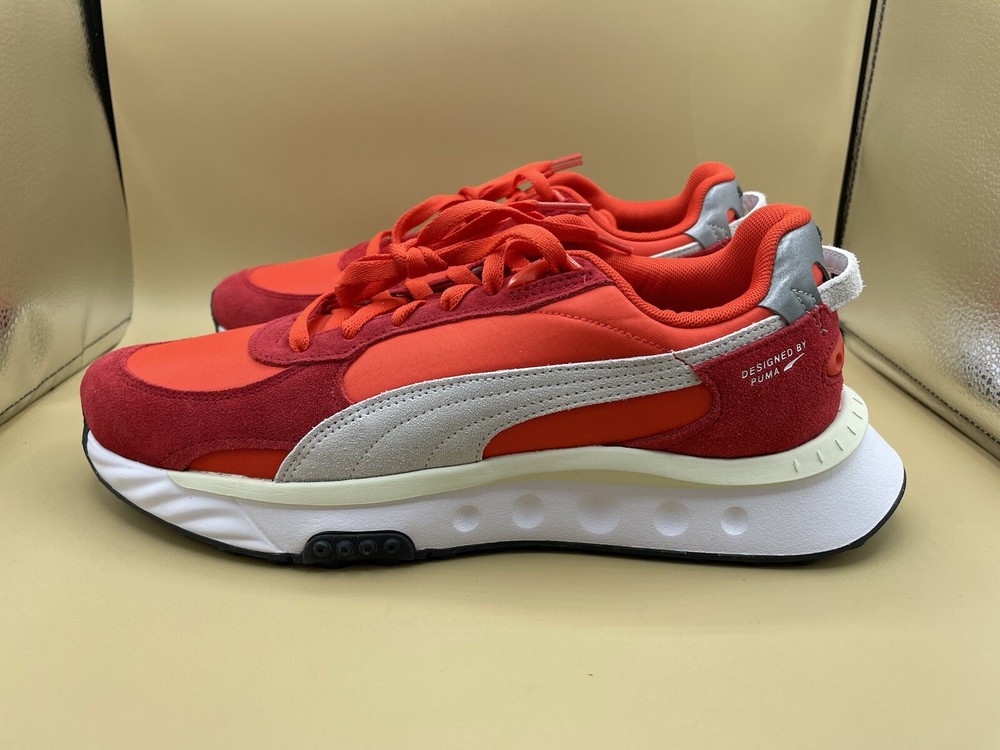 PUMA Wild Rider Pickup Red Men Size 10.5 Lifestyle Running Shoes No Box