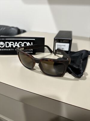 Dragon Mr Blonde Sunglasses Matte Tortoise with Bronze Lens 720-2314 