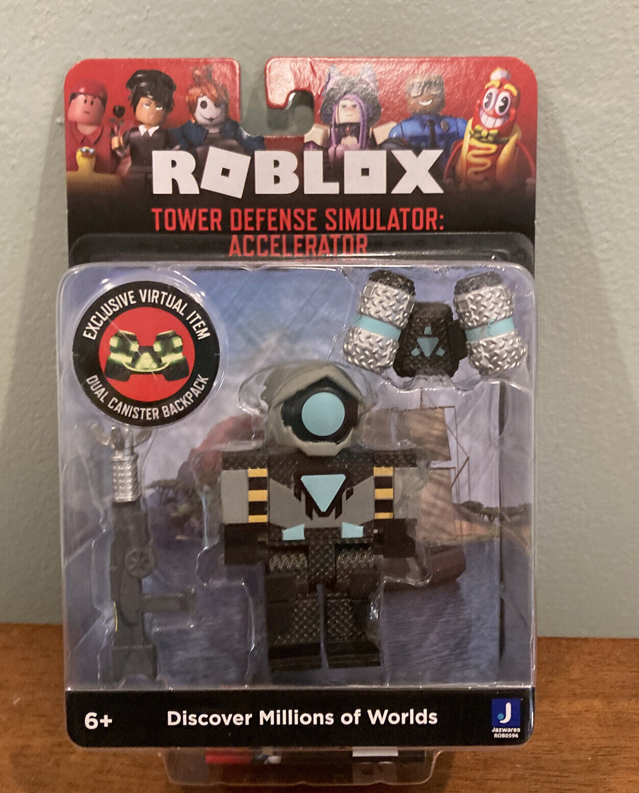 Jazwares Roblox Tower Defense Simulator: Accelerator Collectible Figure  with Accessories (ROB0596) for sale online