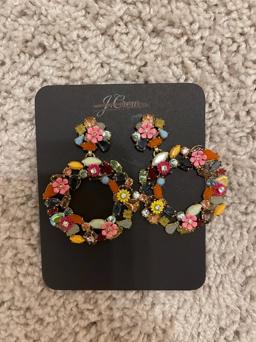 J crew flower on sale earrings