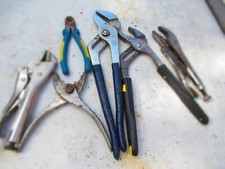 LOT of 6!  Steel Plier Wrench Set Diagonal Linesman Pliers Adjustable  Authentic