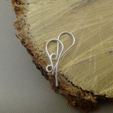 French Ear Wires - Hammered Ear Hooks - Sterling Silver Earwires- DIY Jewelry
