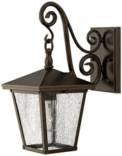 Hinkley Trellis 15 1/4" High Bronze Outdoor Wall Lantern