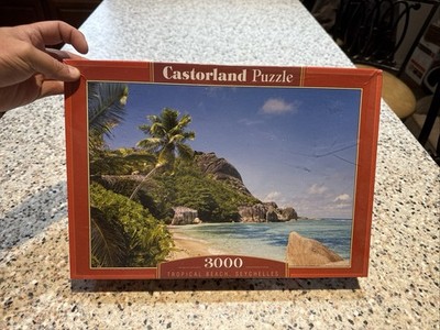 NEW CASTORLAND Jigsaw Puzzle 3000 Pieces Tropical Beach, Seychelles