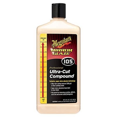  M10532 Mirror Glaze Ultra-Cut Compound, 32 Fluid Ounces, 1 Pack 