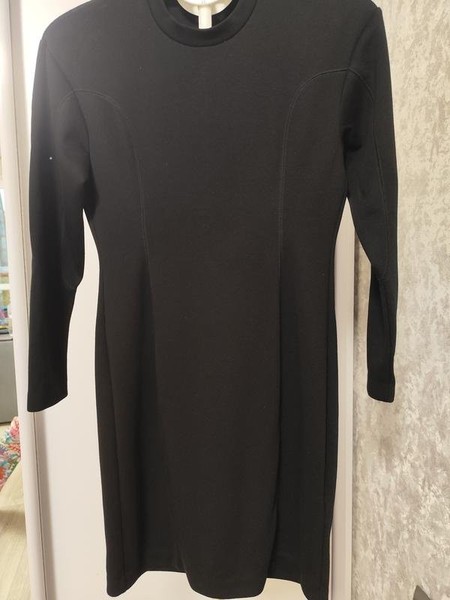 Women COS Dress Black Viscose 34 / XS / 42 #6SCH