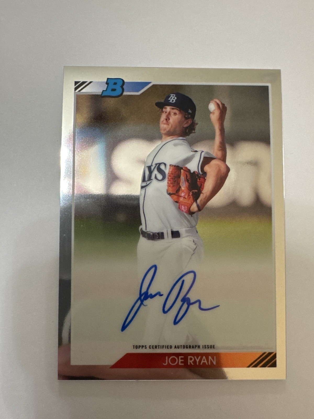 2020 Bowman - Chrome Prospects Autographs Joe Ryan #CPA-JRY (AU, RC)