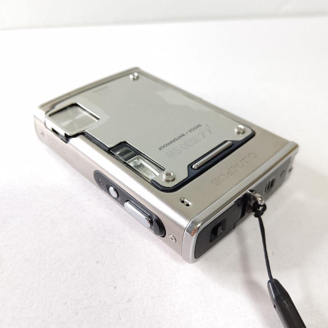 Olympus μ1030 SW Silver Compact Digital Camera Tested Working