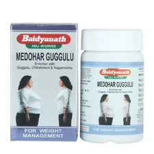 Baidyanath MEDOHAR Guggulu Guggul 120 Tablets Herbal Ayurvedic Weight Managem...