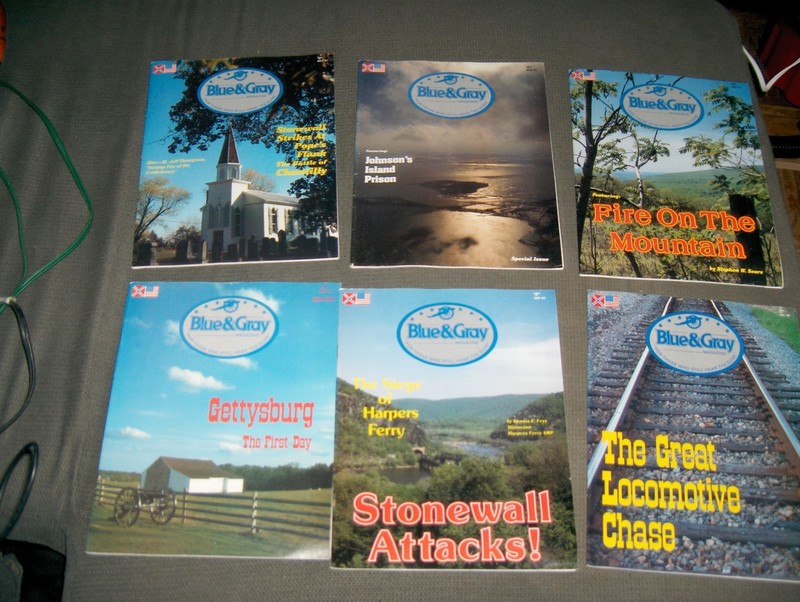Blue & Gray magazine (6) issues 1987