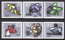 Yugoslavia Scott # 731-36 VF Unused 1964 18th Olympic Games Tokyo