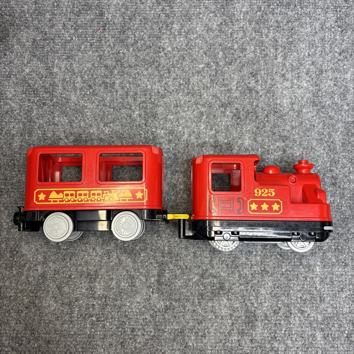 Lego Duplo Train 10874 Red Moves Works Battery Operated Locomotive 