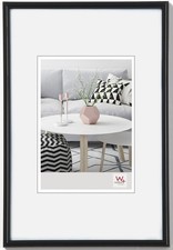 walther design Bilderrahmen schwarz 20 x 28 cm Galeria Kunststoffrahmen KB028H