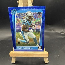 2021 Donruss Optic Chuba Hubbard Blue Scope Rated Rookie #225 Panthers