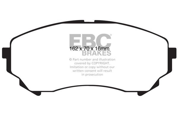 EBC DP41828R BRAKE PAD SET DISC BRAKE Front