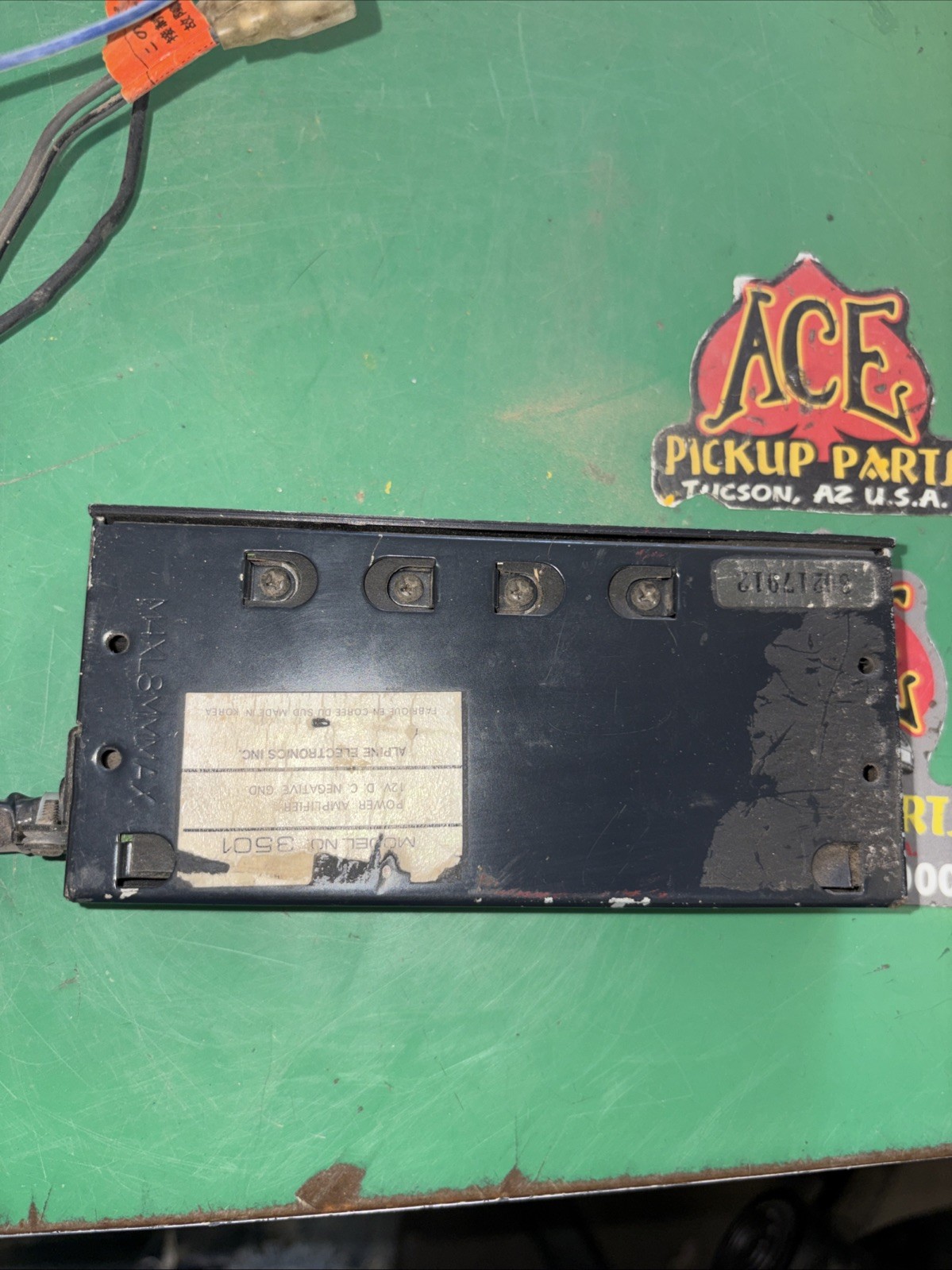 1991 Bentley Turbo R OEM Radio ALPINE 3501 Amplifier