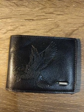 Genuine Leather Minimalist Bifold Wallets For Men RFID Blocking Slim Mens Wallet