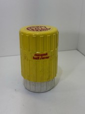 Vintage Yellow Gexco Racquetball Saver - Holds Two Balls - Made in USA -