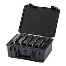 Hard Drive Case for 3.5" HDD  2.5" SSD - 5-Bay Shockproof PP Storage Box wit...