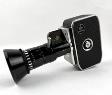 Bolex Zoom Reflex P2 8mm Movie Camera Winding Key Works Pan-Cinor 9-30mm f/1.9