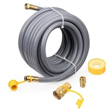 Natural Gas Hose with Quick Connect Fittings For NG Appliance Grill Patio Heater