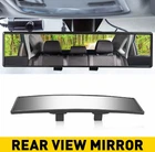 Wide Angle 12 Inch Interior Rear View Mirror Panoramic Rearview Mirror Clip-On
