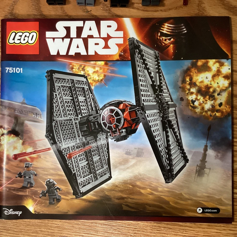 LEGO Star Wars 75101 First Order SpecialForces TIE Fighter COMPLETE Minifigures - Image 2 of 4
