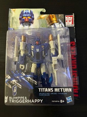 Transformers Titans Return Triggerhappy & Blowpipe 