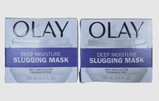 Olay 2 Deep Moisture Slugging Mask Shea Butter Fragrance Free 3.4 oz 100 ml