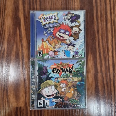 Rugrats Nickelodeon Go Wild and Munchin Land PC CD-ROM THQ - 2 Game Set