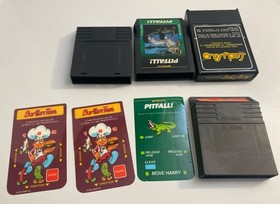 Intellivision Game Lot Advance Dungeon & Dragons Burgertime Ladybug Pitfall 