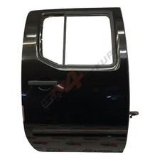 2008 Nissan Navara Aventura Driver Rear Bare Door In Black Metallic 2005-2015