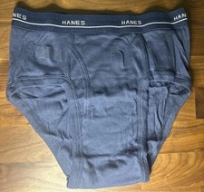 Vtg Hanes Brief Size Small Fashion Colors Dark Blue Super Soft HTF NOS
