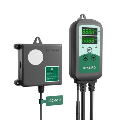 ICC-510 Controller Kohlendioxidregler CO2 Messgerät, reguliert den CO2-Gehalt...