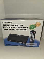 Craig CVD506 Digital to Analog Broadcast Converter w/Remote New
