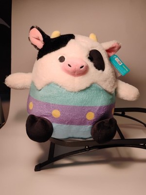 Original Kellytoy Conner The Cow Squishmallow Plush Stuff Easter Edition 8 In. 