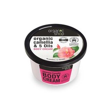 Crème Corporelle Bio Camellia & 5 Huiles 250 ml - Organic Shop