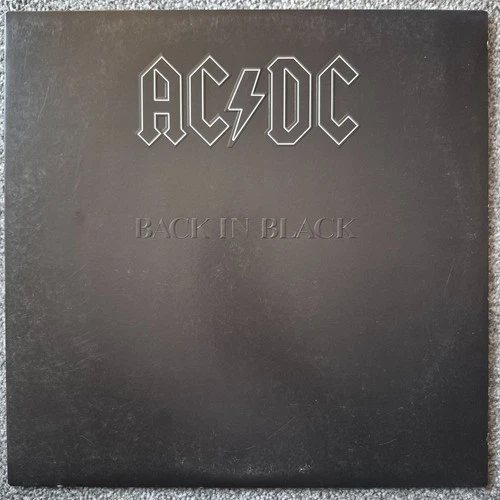 AC/DC Back In Black LP 180 Gram 2003 Remastered Vinyl Album NM-NM