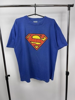 Vintage 1994 Dc Comics Screen Stars Superman Big Logo Tee Size XL