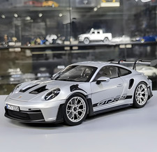 136 Porsche 911 Gt3 Rs Diecast Model Car Pull-back Opening Doors Toy Vehicle