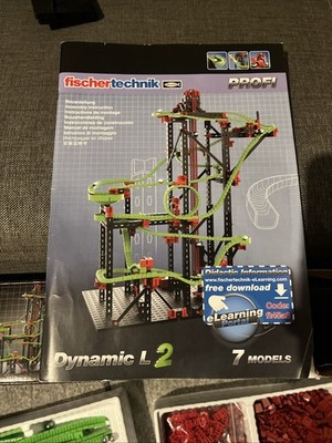 Fischertechnik Dynamic L2 Profi 7 Modelle Kugelbahn 9+ J. OVP + BA vollst.