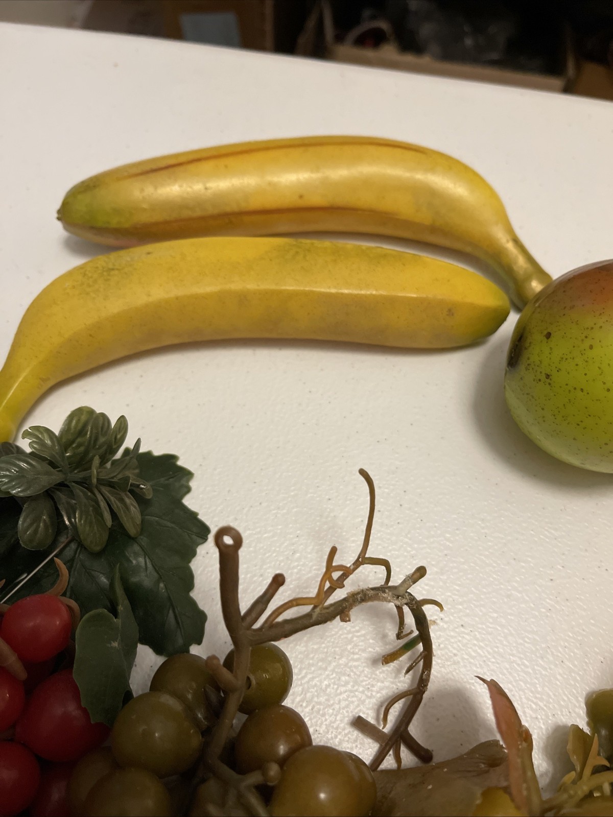 Vtg Lot Fake Fruit Medieval Lifelike Artificial Home Decor Mid Century MCM