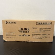 Kyocera TK-322 TK322 Black Toner Cartridge for Kyocera Mita FS-3900dn NEW