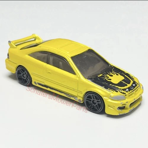 2003 Hot Wheels AutoZone 2-Pack 2001 Honda Civic Si Yellow