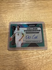 2023 Panini Prizm Draft Picks - College Penmanship Desmond Cambridge Jr. Green