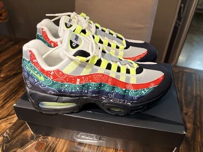 Nike Air Max 95 OG Big Bubble Neon Paisley Bandana BNIB NEVER WORN