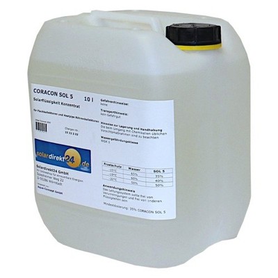 Solarflüssigkeit Konzentrat Coracon Sol 5 - 10 Liter Gebinde : 10 Kilo