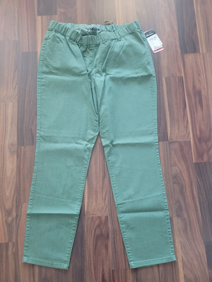 Damen Jeggings Sienna Ulla Popken Gr. 50 grün oliv Jeans Hose