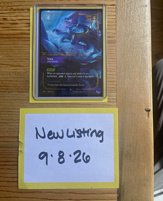 Riftbound League of Legends TCG Unleashed Vex Apathetic 150a/219 Alt Art